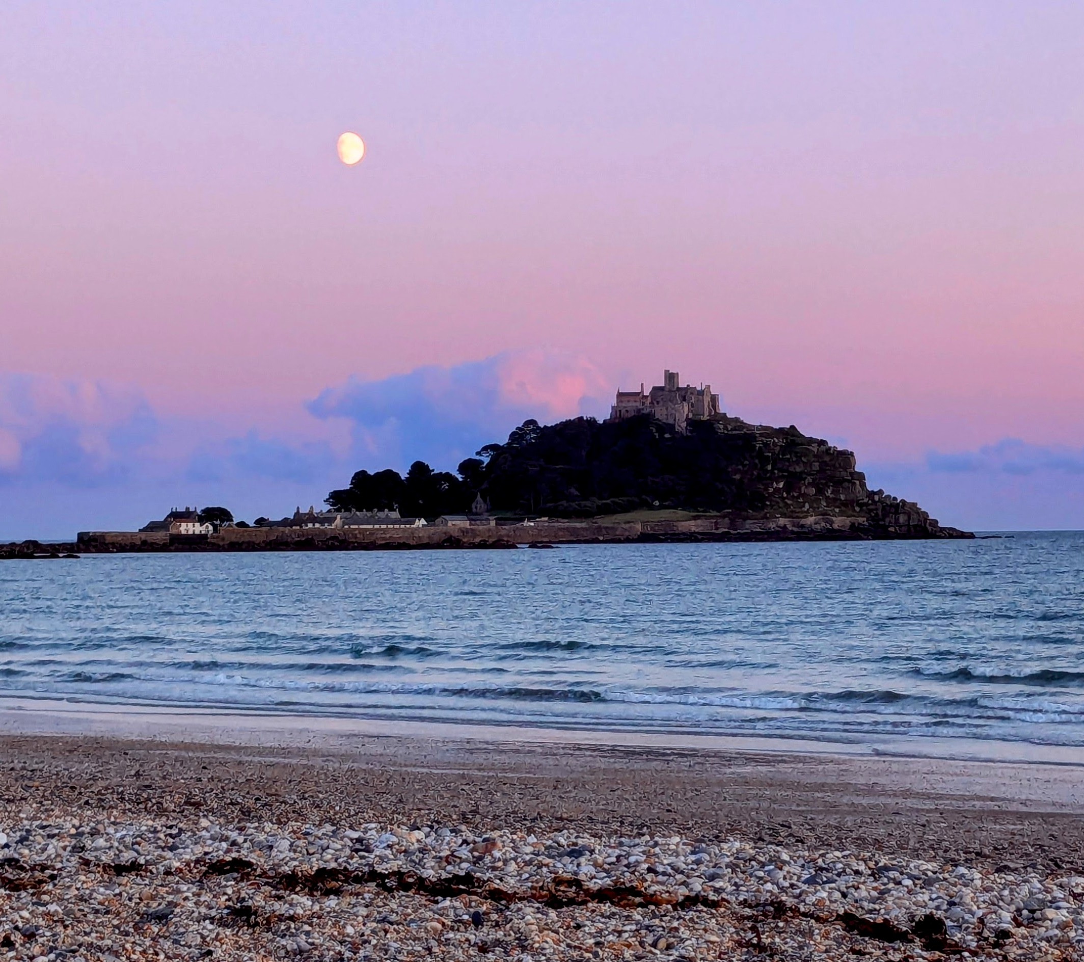 St Michael's Mount at sunset