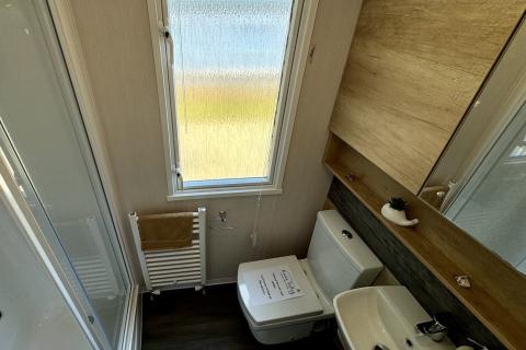 Showeroom area of a Holiday Home