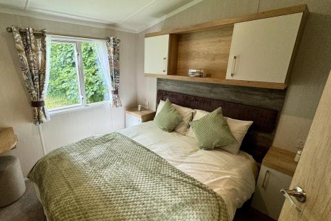 Master Bedroom in a Caravan Holiday Home