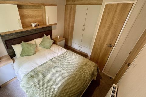 Master Bedroom in a Caravan Holiday Home