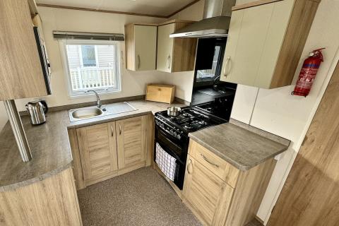 Kitchen Area in a Caravan Holiday Home