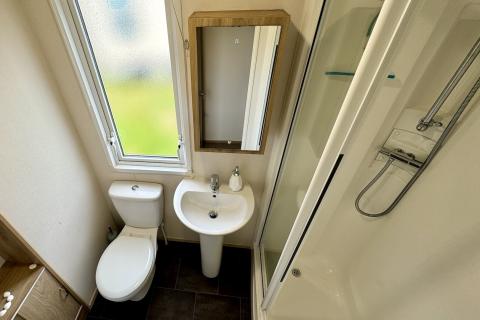 Showeroom area of a Holiday Home