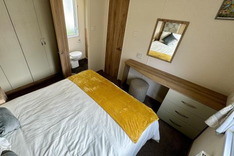 Master Bedroom in a Caravan Holiday Home