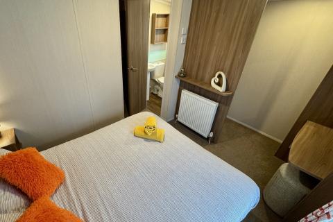Master Bedroom in a Caravan Holiday Home