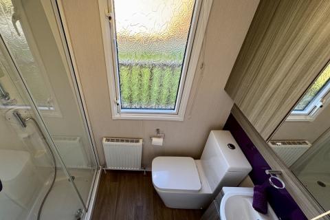 Showeroom area of a Holiday Home