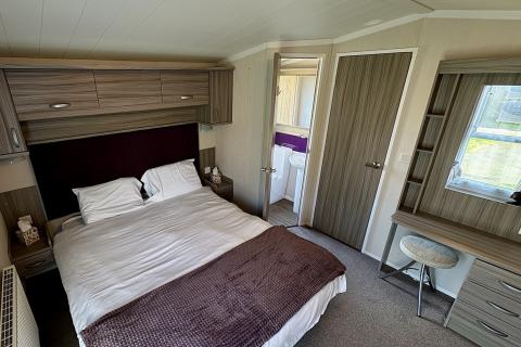 Master Bedroom in a Caravan Holiday Home