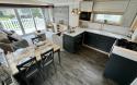 Lounge, Kitchen & Dining Area in a Caravan Holiday Home