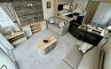Lounge, Kitchen & Dining Area in a Caravan Holiday Home