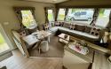 Lounge, Kitchen & Dining Area in a Caravan Holiday Home