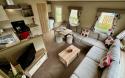 Lounge, Kitchen & Dining Area in a Caravan Holiday Home