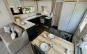 Lounge, Kitchen & Dining Area in a Caravan Holiday Home