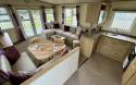 Lounge, Kitchen & Dining Area in a Caravan Holiday Home