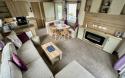 Lounge, Kitchen & Dining Area in a Caravan Holiday Home