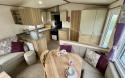 Lounge, Kitchen & Dining Area in a Caravan Holiday Home