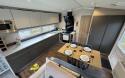 modern kitchen in the 2017 Swift Antibes