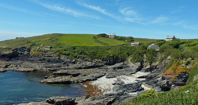 Small & Secluded Beach on the South Coast of Cornwall