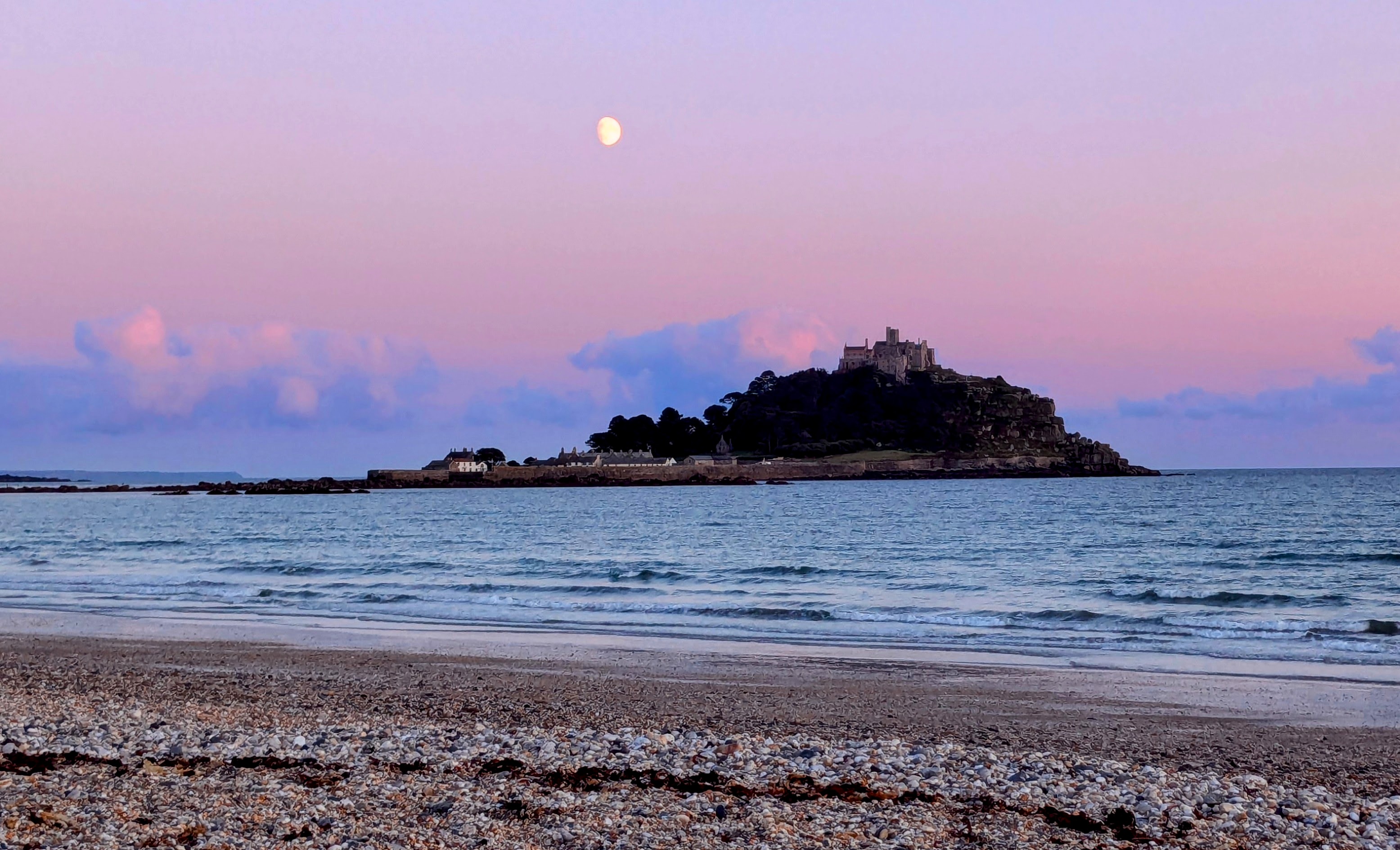 St Michael's Mount at sunset