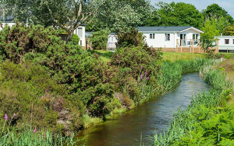 Holiday Homes surrounded by lush green Countryside and River views