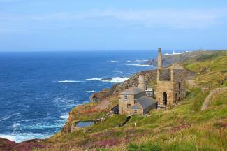 Tin Mine on the Cornish Coastline