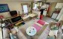 Lounge, Kitchen & Dining Area in a Caravan Holiday Home