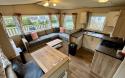 Lounge, Kitchen & Dining Area in a Caravan Holiday Home