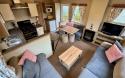 Lounge, Kitchen & Dining Area in a Caravan Holiday Home