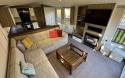 Lounge, Kitchen & Dining Area in a Caravan Holiday Home