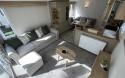 Lounge, Kitchen & Dining Area in a Caravan Holiday Home