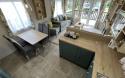 Lounge, Kitchen & Dining Area in a Caravan Holiday Home