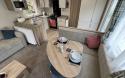 Lounge, Kitchen & Dining Area in a Caravan Holiday Home