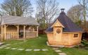 Hottub area in the Garden