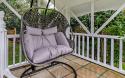 Swing Chair in a Garden of a Holiday Home