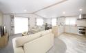Lounge, Kitchen & Dining Area in a Luxury Lodge