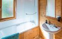 Bathroom area in a Luxury Lodge