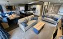 Lounge, Kitchen & Dining area in a Luxury Lodge