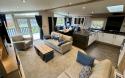 Lounge, Kitchen & Dining area in a Luxury Lodge