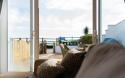 view to the sea from the beach apartment