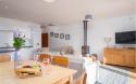 Lounge, Kitchen & Dining Area in a Luxury Lodge