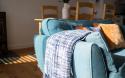 Living area sofa of a Holiday Home
