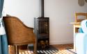Wood burning stove of a Holiday Home