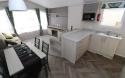 Lounge, Kitchen & Dining Area in a Caravan Holiday Home
