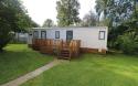 Exterior of static caravan