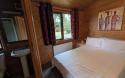 Master bedroom with double bed.